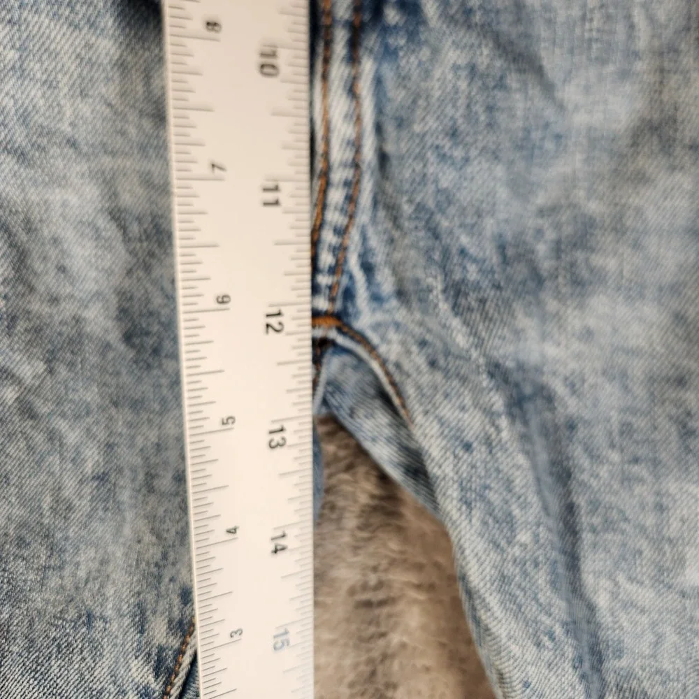 Levi's 505 Jeans Mens 38x29 Light Wash Premium Straight Fit Selvedge ID